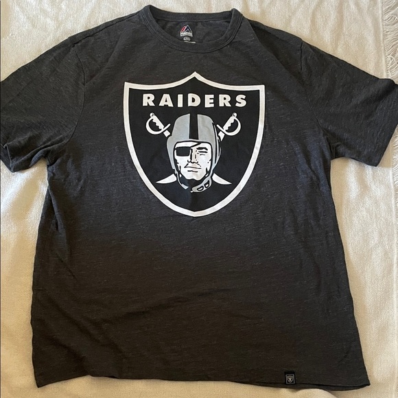 Riders Charcoal Gray Raiders Tee-L - Picture 1 of 3